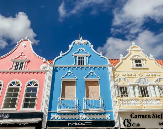 Oranjestad Häuserfronten