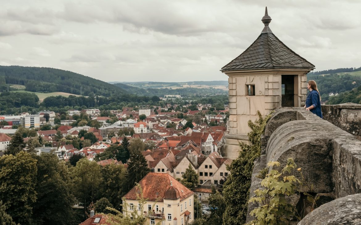 Festung Rosenberg Aussicht Kronach