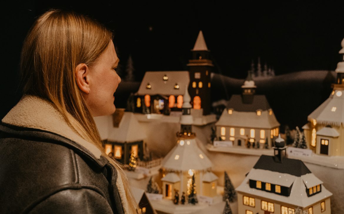 Erzgebirgische Lichterhäuser Uhlig Olbernhau